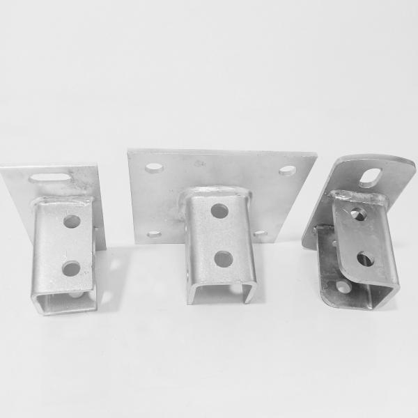 Quality Hot Dip Steel Unistrut Channel Fittings Accessories Square Galvanized for sale