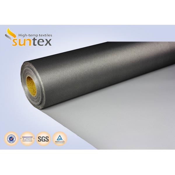 Quality Chemical Resistant PTFE Coated Fiberglass Fabric 0.43mm Flame Resistant Barrier for sale