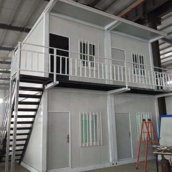 Quality Extendable 3mm Modern Prefabricated Homes With Plastic Steel Window for sale