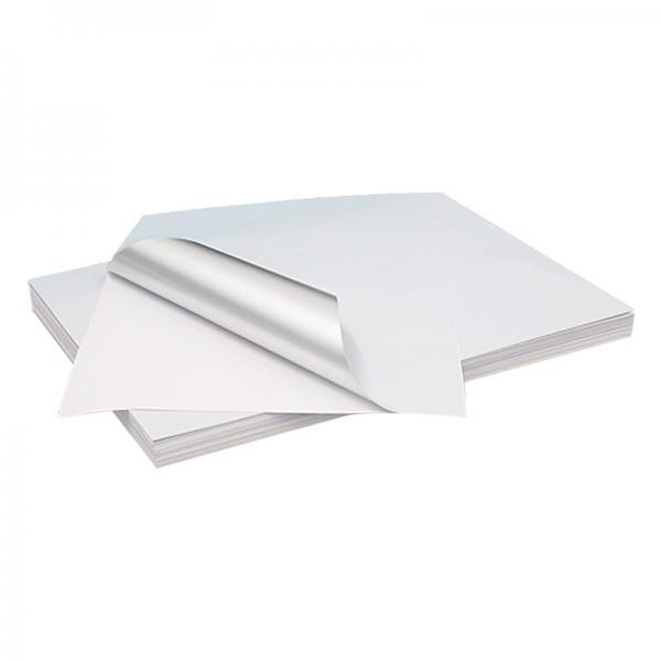 Quality High Glossy Sliver Self Adhesive Sticker Paper 130gsm A4 Waterproof for sale