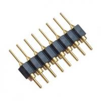 china Straight type 8P WCON PCB 2.54mm Round Pin Connector With PPS plastic black