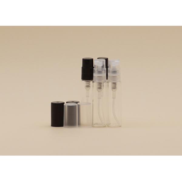 Quality Clear Glass Mini Refillable Perfume Bottles Fine Mist Sprayer Pump With PP Cap for sale