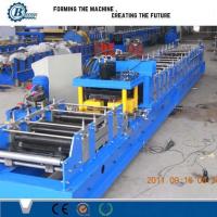 Quality 18.5 Kw Sheet Metal C Channel Roll Forming Machine With Auto Cutting for sale