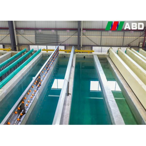 Quality 10-15 Micron Film Engineer Anodizing Production Line Horizontal for sale