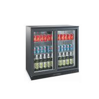 China Sliding Door Commercial Beer Refrigerator , 208L Mini Beverage Cooler factory