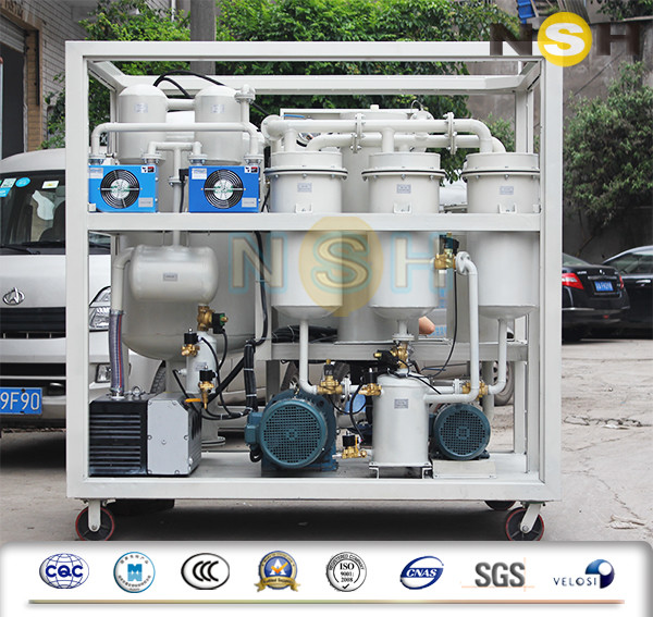 Quality Transmission Lube Oil Purification System , Dehydration Multi Stage Lube Oil Purifier for sale