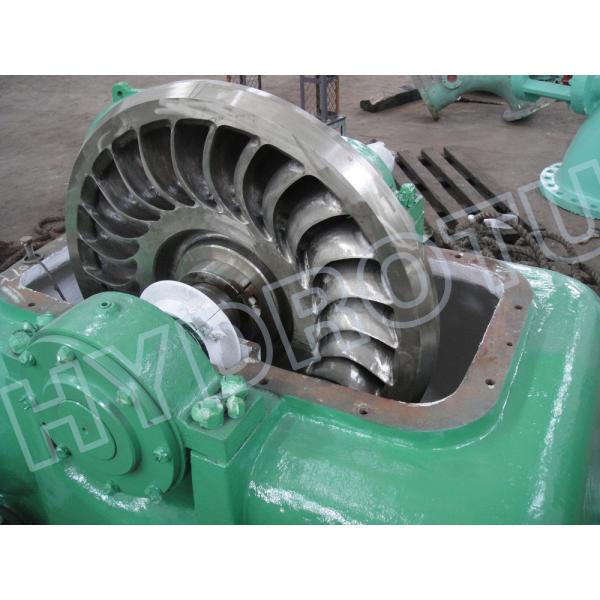 Quality Impulse turbine / Turgo Hydro Turbine 100 KW-1000KW With Stainless Steel Runner for sale