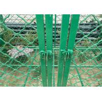 China PVC Dog Fence /DIY Box Kennel Dog Pet Chain Link Metal Dog Kennel with Roof factory