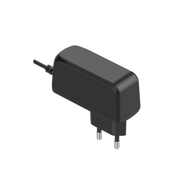 Quality 18W EU Plug Universal AC Power Adapter Black Color Energy Star Class 6 Efficiency for sale