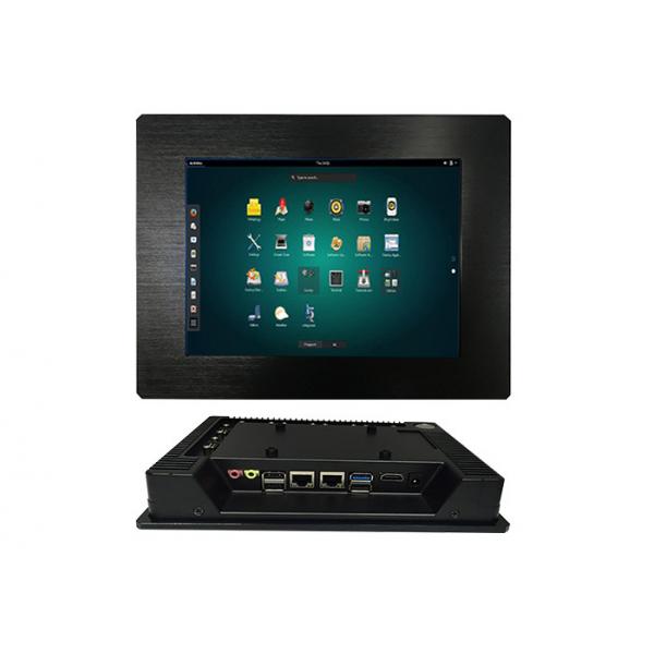 Quality 8 Inch Embedded Touch Panel PC Aluminum Alloy Material Linux OS And 5 COM RS232 for sale