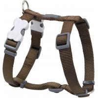 China Classic Plain Durable Nylon Dog Walking Harness Easy Cleaning Abrasion Resistant factory