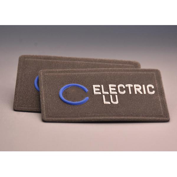 Quality Custom 3M Reflective Embossed Raised Logo Heat Transfer Labels For Apparel for sale