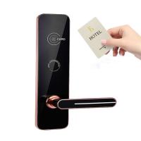 China Smart RFID Hotel Key Card Door Locks 300*75mm With Energy Saving Switch for sale