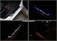 China Ford Escort Scuff Plate LED Light Bar Car Door Scuff Plate aftermarket factory