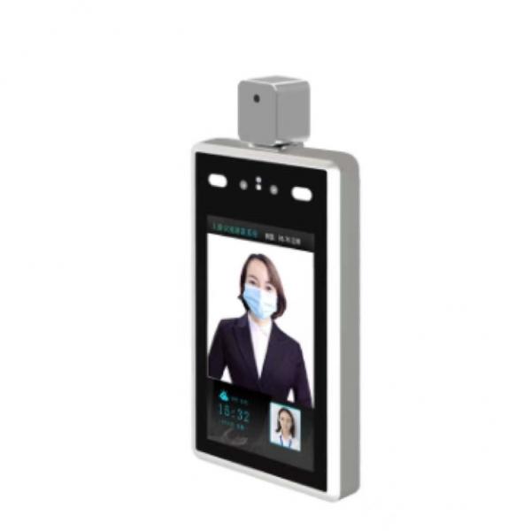 Quality 7 Inch Temperature Detection Face Recognition Attendance Machine 600*1024 for sale
