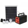 China 40W Portable Outdoor Solar Lighting System Polycrystalline 12V 12AH With Embedded Battery factory