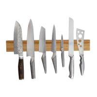 China Wood Magnet Strip Rack Magnetic Knife Holder Magnetic Suction Hang Lever Kitchen Accessory factory
