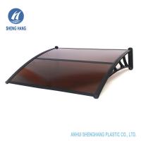 China ISO9001 Sunshield Polycarbonate Front Door Canopy Cover Patio Awning Uvproof factory