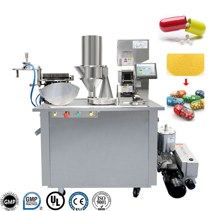 China Empty Hard Gelatin Capsule Filling Machine Dust Extraction Pneumatic Closing factory