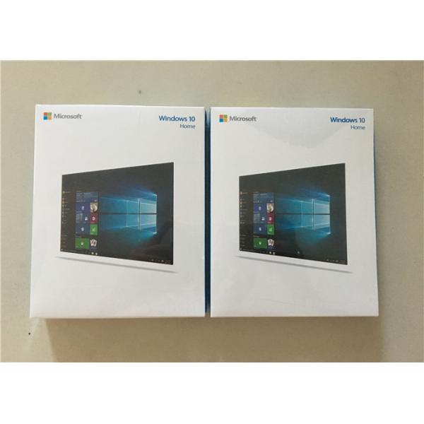 Quality English Retail Windows 10 Home Box Pack 1 Licence USB Flash Drive 32 / 64 Bit for sale