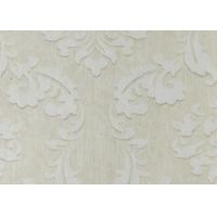 China Floral Stylish Non Woven Wallpaper , TV background textured removable wallpaper high end factory