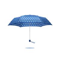 China Polka Dot Printing 21inchx8K Pongee 190T Sun Protection Umbrella For women factory