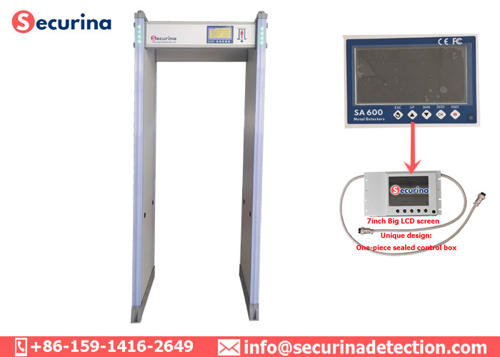 China 76CM Channel Size Archway Metal Detectors 45 Detecting Zones Aluminum Case DSP factory