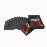 China Reusable Durable Poker Black Cards Ultraportable For Magicians factory