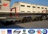 China 11.8M 20KN Gr65 Material 4mm Electric Power Pole for 69KV Power Transmission factory