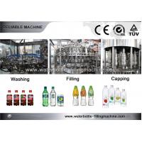 China 3 In 1 Gas Beverage Filling Machine PET Bottle Production Line Easy Operated for sale