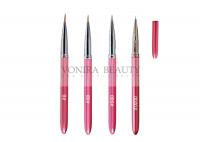 Buy cheap 4PCS Pink Nail Art Brushes Tips Dotting Brush Kit For Drawing , Painting Pen from wholesalers