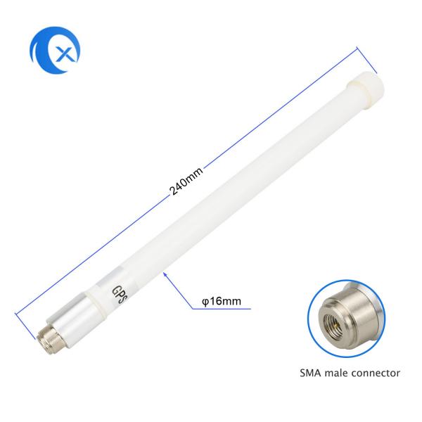 Quality 1575.42MHz GPS Fiberglass Base Station Antenna With SMA Male Connector for sale