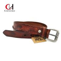 Quality Antiwear Practical Braided Leather Belt For Men Multiscene With Pin Buckle for sale