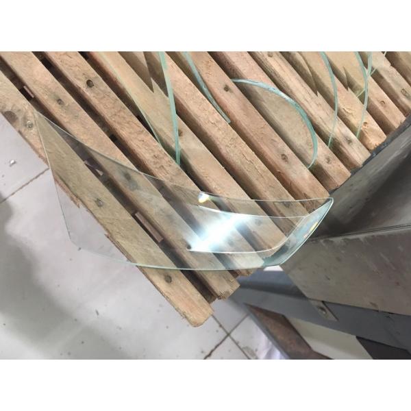 Quality Beveled Tempered Safety Glass Hollow Structure Brass / Nickel / Patina Optional for sale