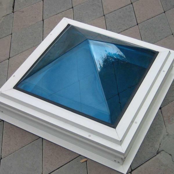 Quality 1-10mm Clear PC Dome Polycarbonate Skylight Roofing Cover for sale