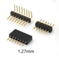 Quality Round 1.27mm Male Female Straight Pin Header 2-40p Dip Smt Single Row PCB 2mm 2 for sale