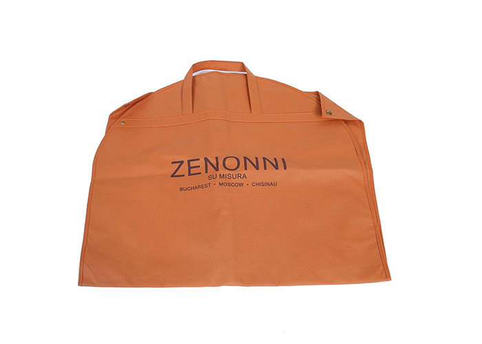 China Nonwoven Zippered Suit Garment Bag Suit Protector coverWith Handle factory