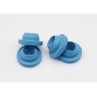 China Ethylene Oxide Sterilized Blue Pharmaceutical Rubber Stoppers For Injection Vial factory