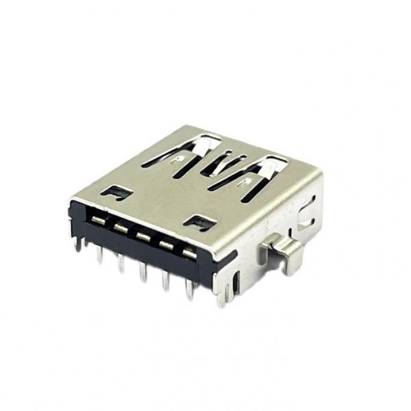 Quality PA9T Black Female STD 9 Pins USB Socket Connector USB3.1 A 1.8 AMP for sale