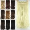 China Girls 24 Inch Synthetic Hair Extensions Natural Curly Human Hair Ponytail factory