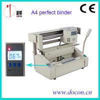 China desktop book binding machine DC-30+ A4 perfect binder machine factory