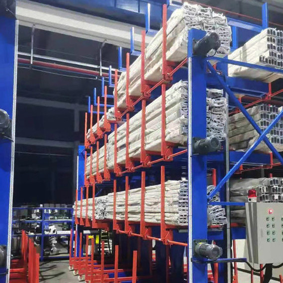 Quality Electric Drive Telescopic Cantilever Rack Long Steel Pipe Cantilever Racking for sale