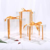 China 4-14 Inch Wedding Cake Packaging with Transparent Window and Self Erecting Boxes for sale