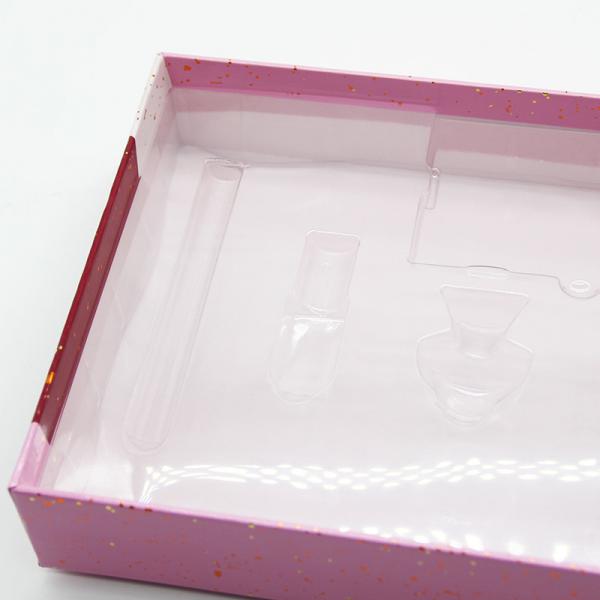 Quality Custom Private Label Clear Window Perfume Paper Packaging Box with Insert for sale