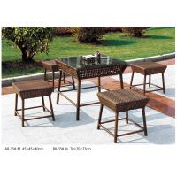 China 2014 open air plastic rattan bistro table chair set for sale