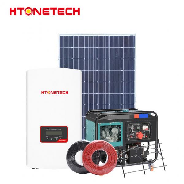 Quality Mini Panel Solar Hybrid Power Systems with IP65 Junction Box for sale