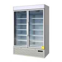 Quality Commercial Reach In Freezer Double Glass Door With Secop Compressor for Ice for sale