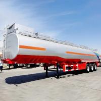 China 5000 Gallon 6000 Gallon 9000 Gallon  Aluminum Tanker Trailers For Sale 3 Axle factory