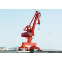 china High Efficiency Outdoor Yard Port Gantry Crane , Electric 25 Ton Cantilever Gantry Crane