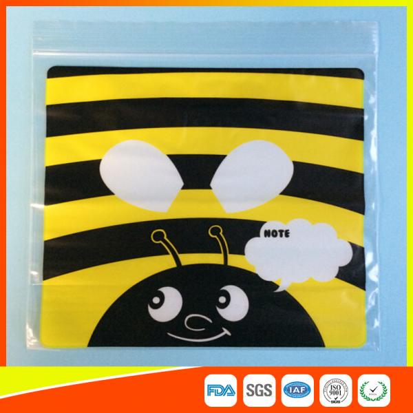 Quality Carton Pattern Plastic Zip Lock Bags With Angry Bird Design For Food Packing for sale